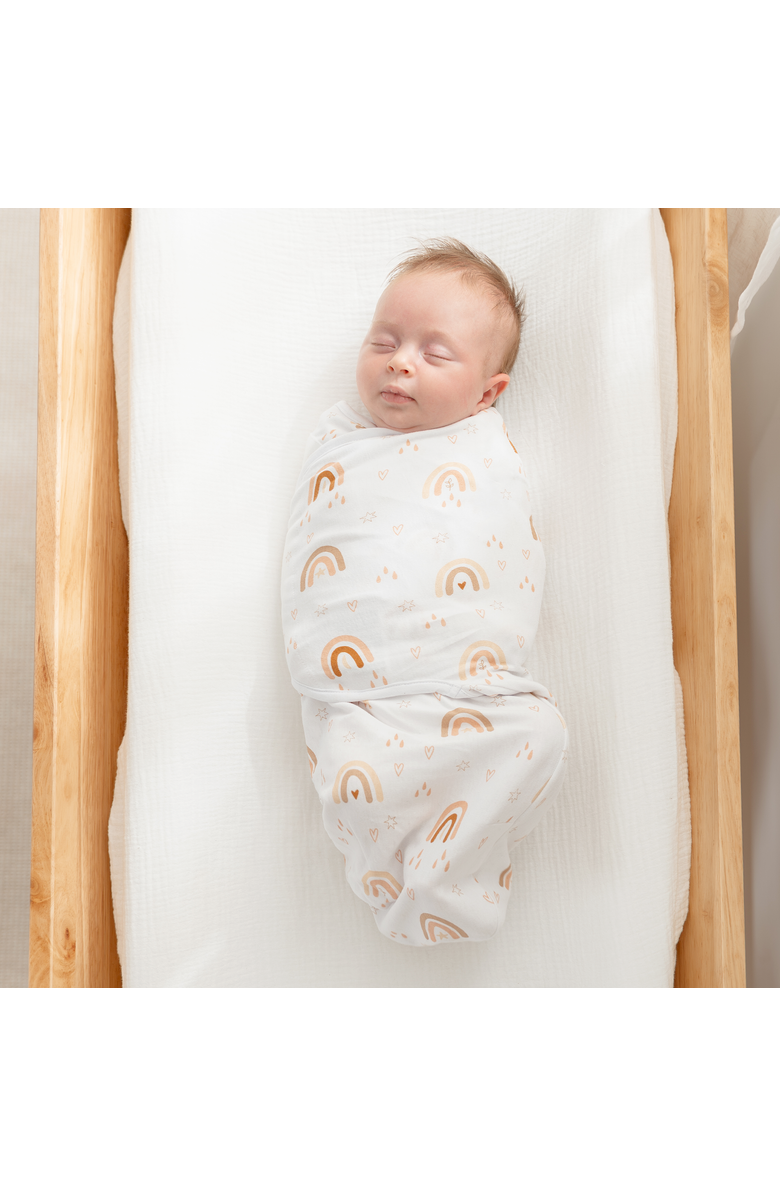 Comfy Cubs Easy Swaddle Blankets - Pack of 3, Alternate, color, Rainbow Bohemian