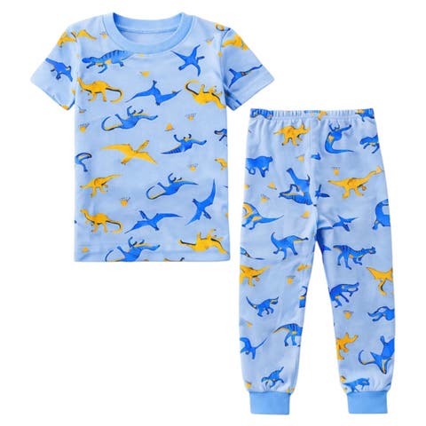 Boys Short Sleeve Pajamas Set (Toddler, Little Kid & Big Kid)