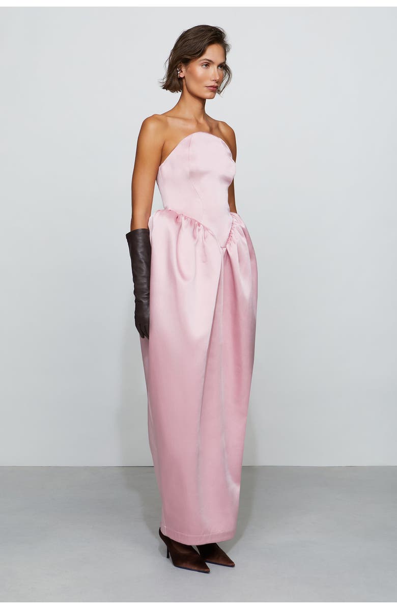 Et Ochs Presley Corseted Gown, Alternate, color, Elderberry