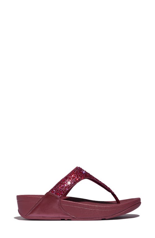 Fitflop Lulu Flip Flop In Luxe Plum