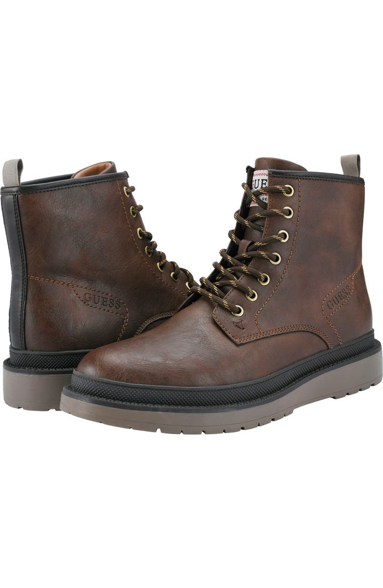 GUESS Citizen Faux Fur Lined Lug Boot, Alternate, color,