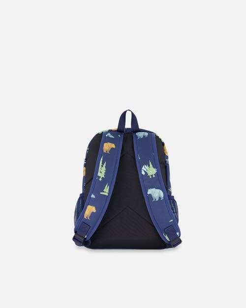 Deux Par Deux Little Kids Backpack Animal In Blue