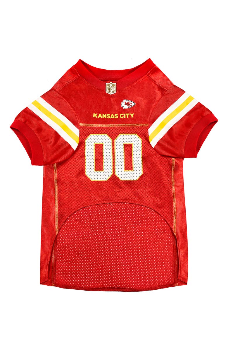 PETS FIRST Kansas City Chiefs Dog Jersey, Alternate, color, Red