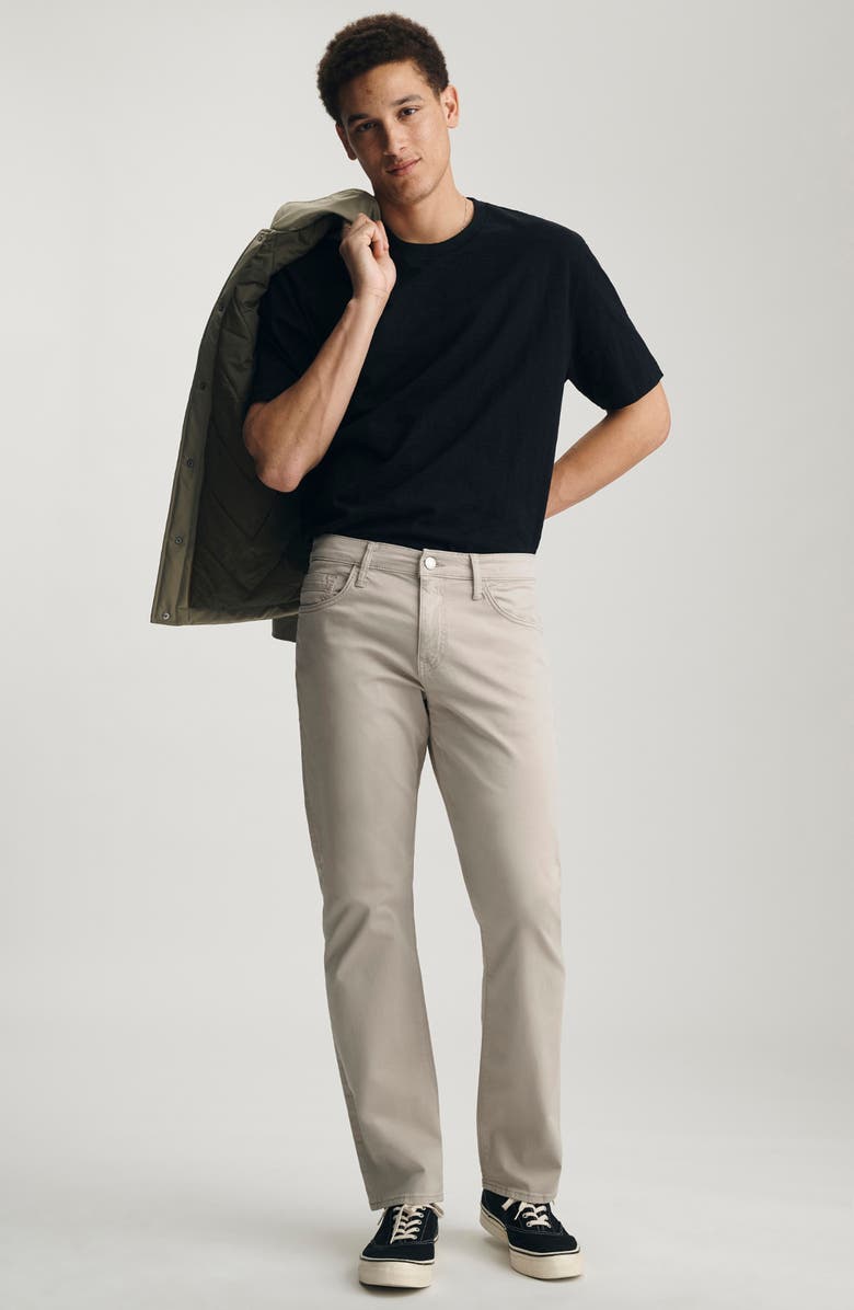 Mavi Jeans Matt Relaxed Straight Leg Twill Pants, Alternate, color, Stone Twill