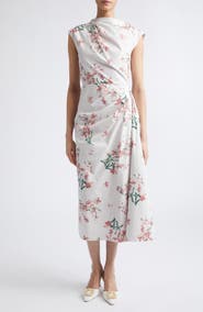 Erdem Floral Organic Cotton Midi Dress