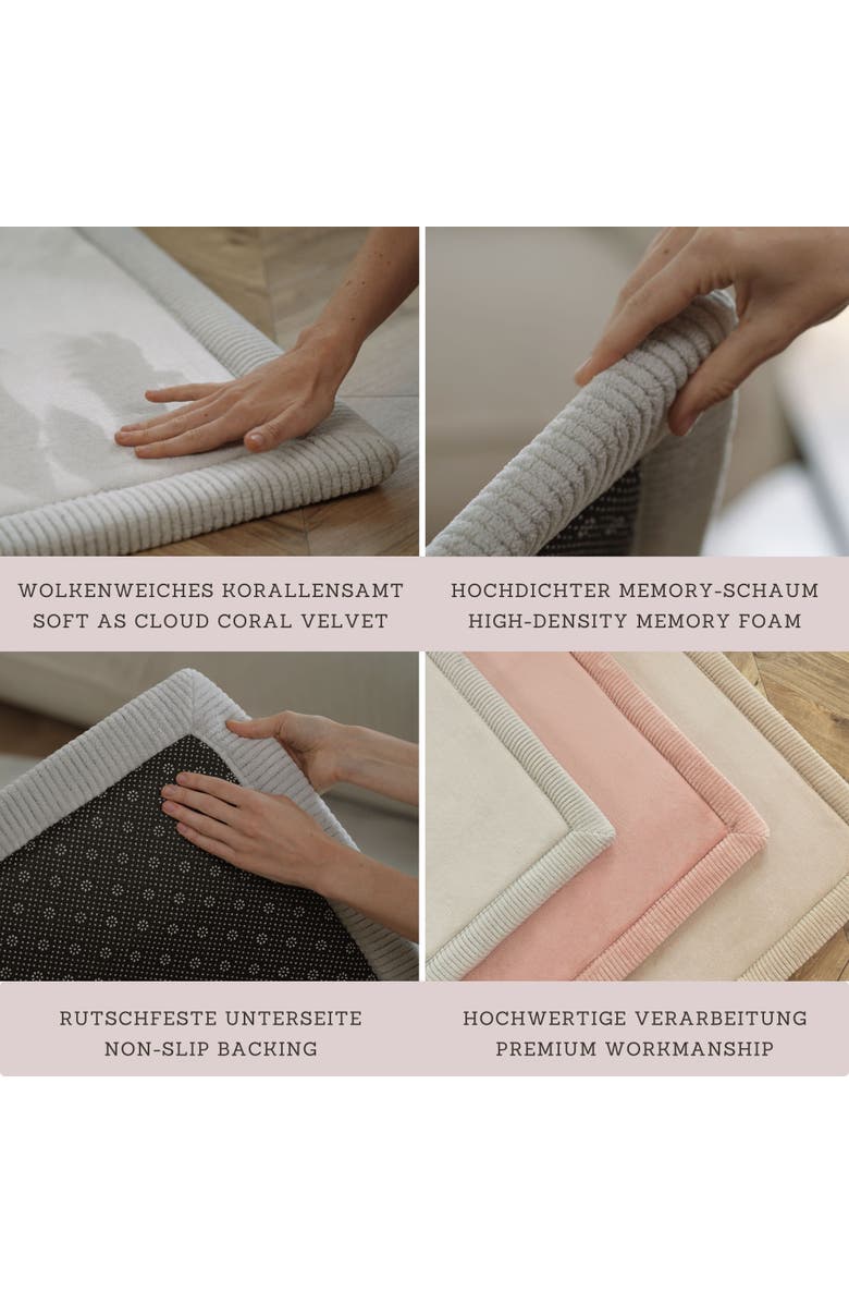 Hakuna Matte Coral Velvet Baby Playmat, Grey 60X80 Inch, Alternate, color, Gray