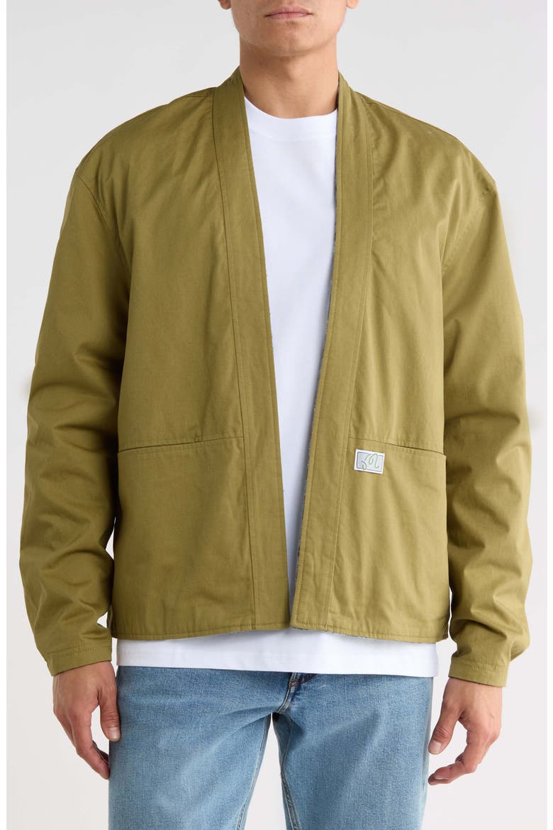 Grounds Reversible Jacket, Main, color, MILITARY GREEN