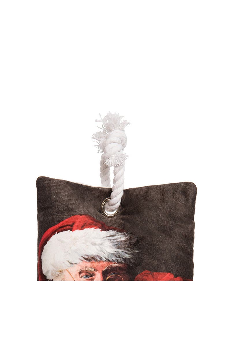 Santa Claus & Toys Light-Up LED Doorstop, Alternate, color, red