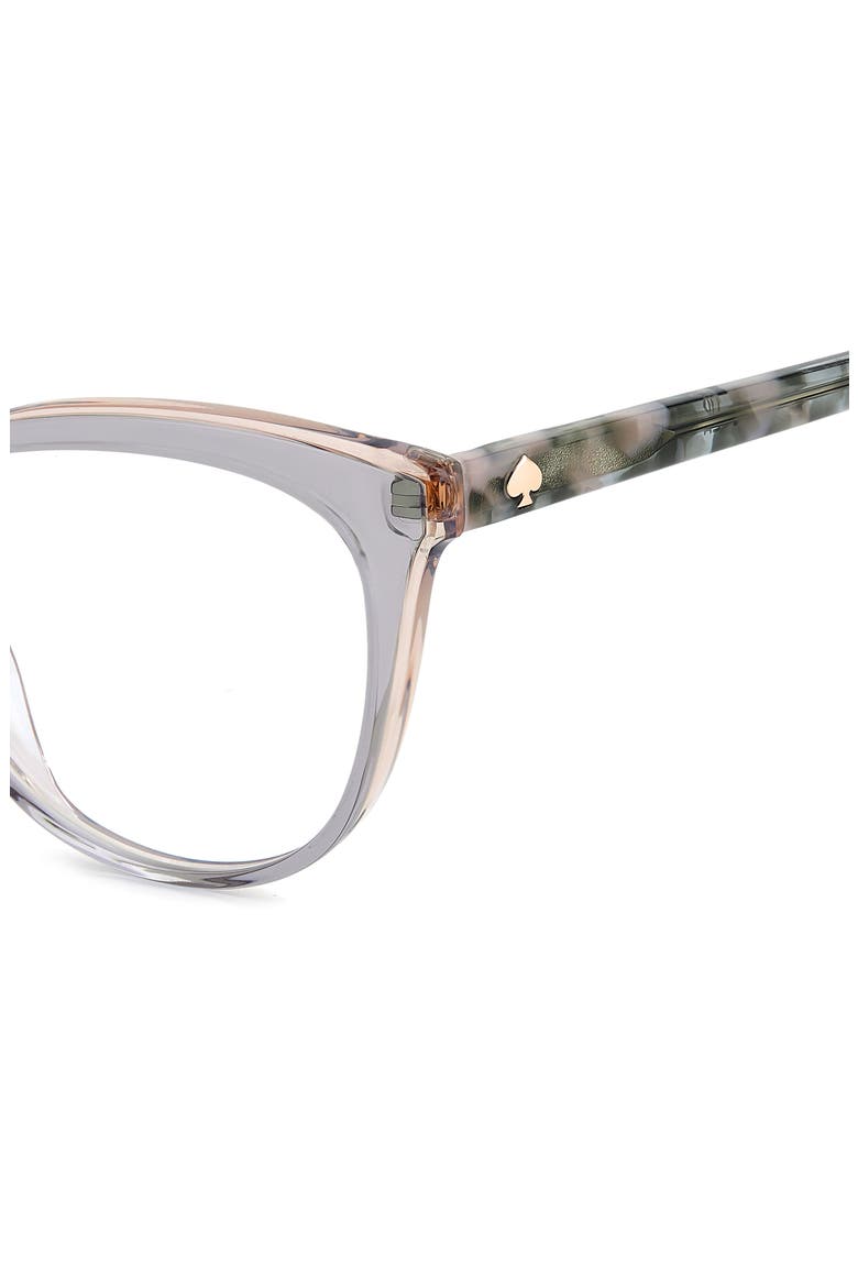 kariane 55mm oval reading glasses, Alternate, color, GREY PINK