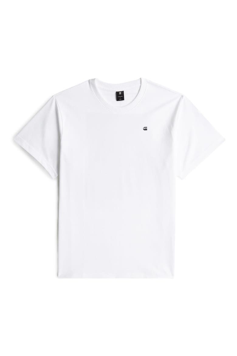 Back Photo Print Lose Organic Cotton Graphic T-Shirt, Alternate, color, WHITE DENIM
