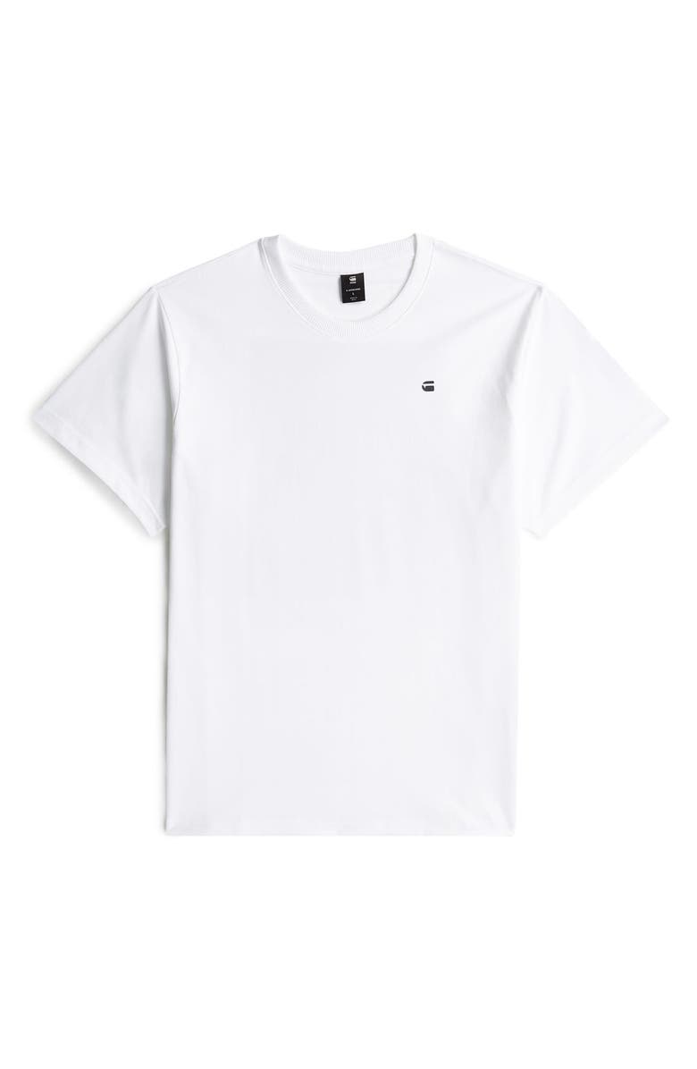 G-STAR Back Photo Print Lose Organic Cotton Graphic T-Shirt, Alternate, color, White Denim