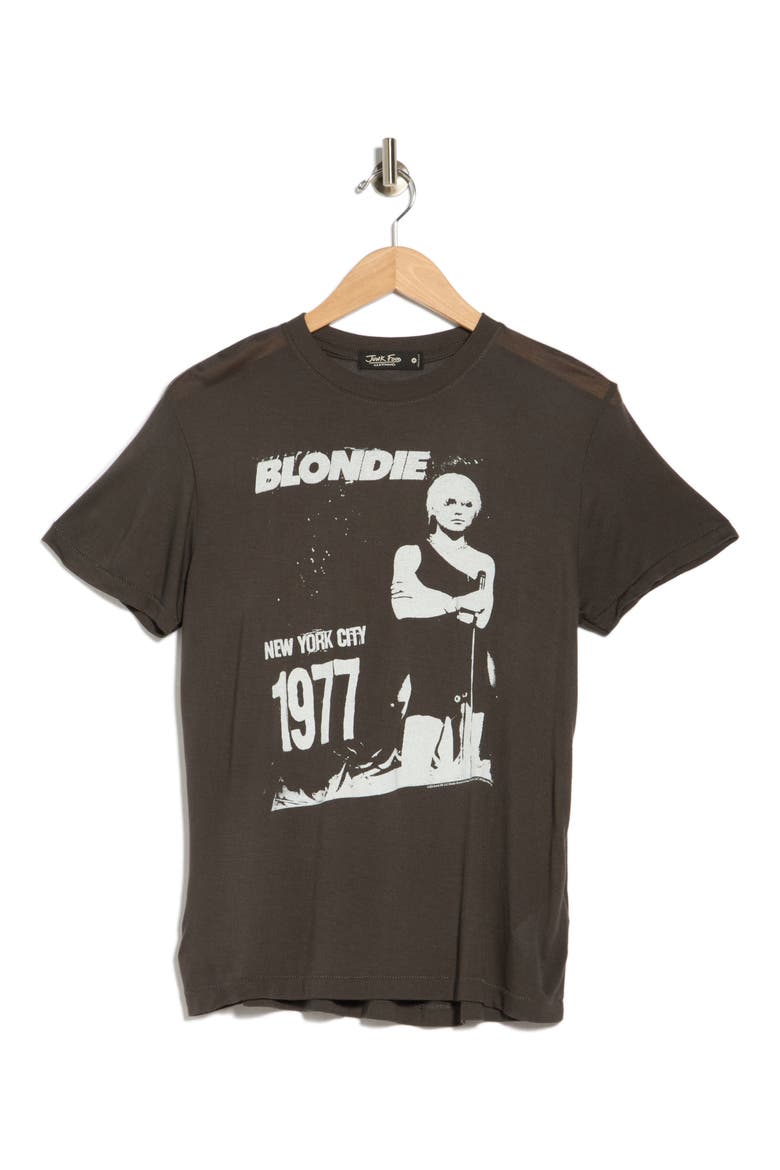 Blondie 1977 Graphic T-Shirt, Alternate, color, VINTAGE BLACK