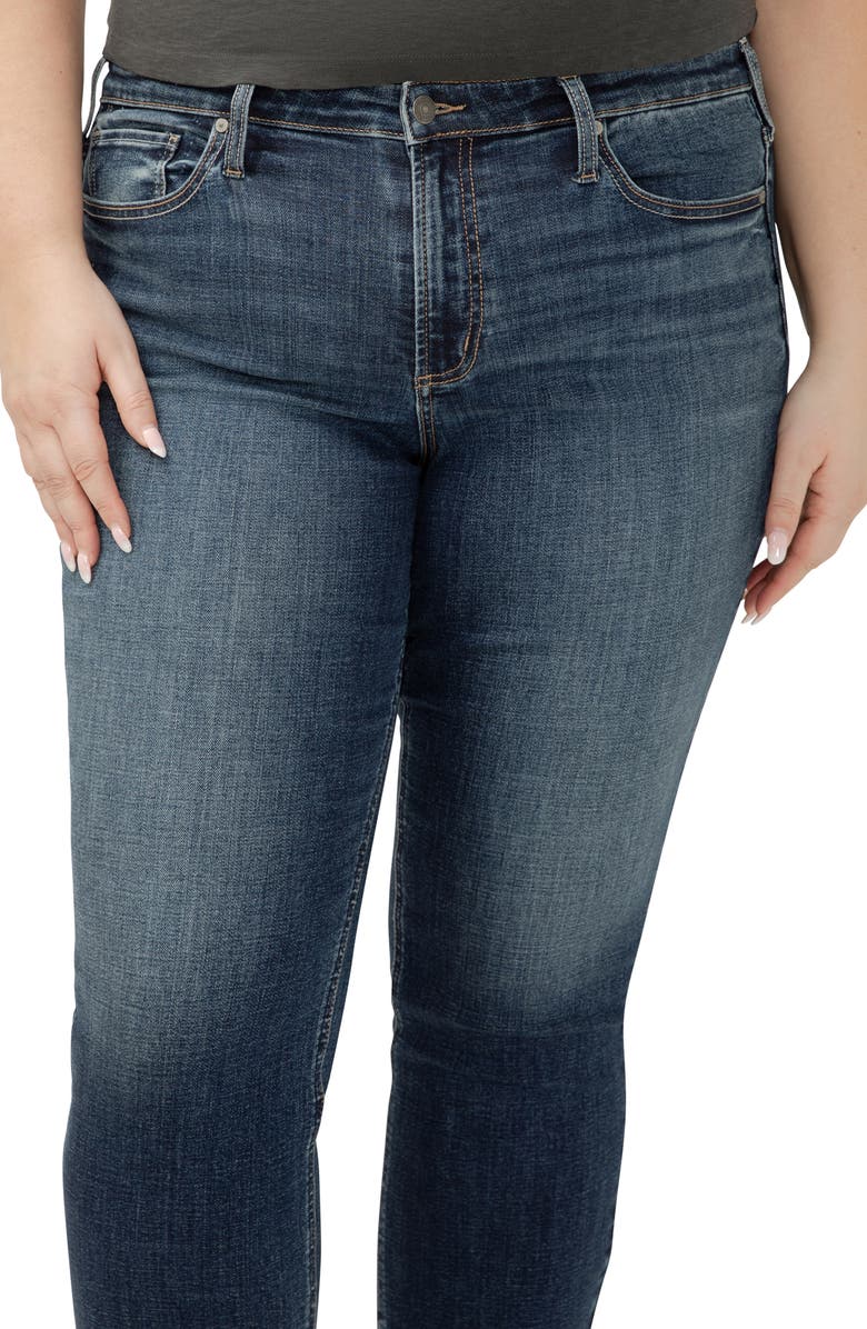 Silver Jeans Co. Most Wanted Ankle Straight Leg Jeans, Alternate, color, Indigo