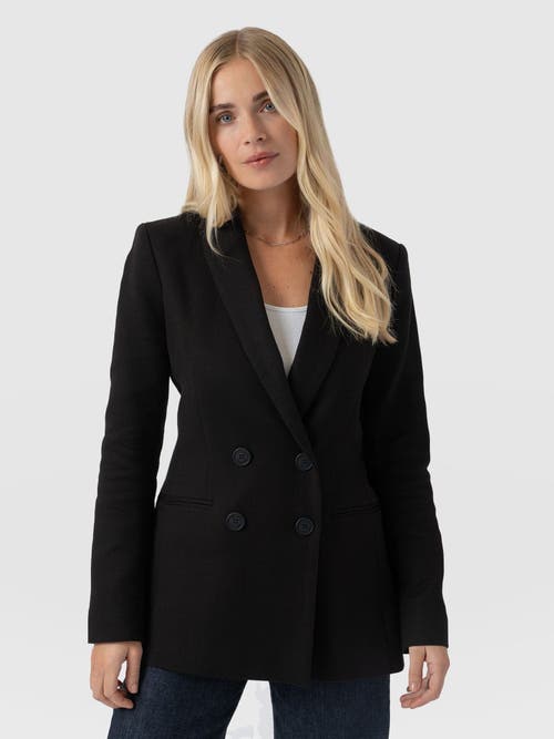 Saint + Sofia Cambridge Blazer In Black