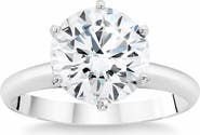Bliss Diamond Platinum 3Ct Certified Diamond Solitaire Engagement Ring Lab Grown