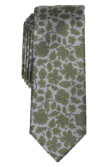 Original Penguin Formal Floral Tie In Green