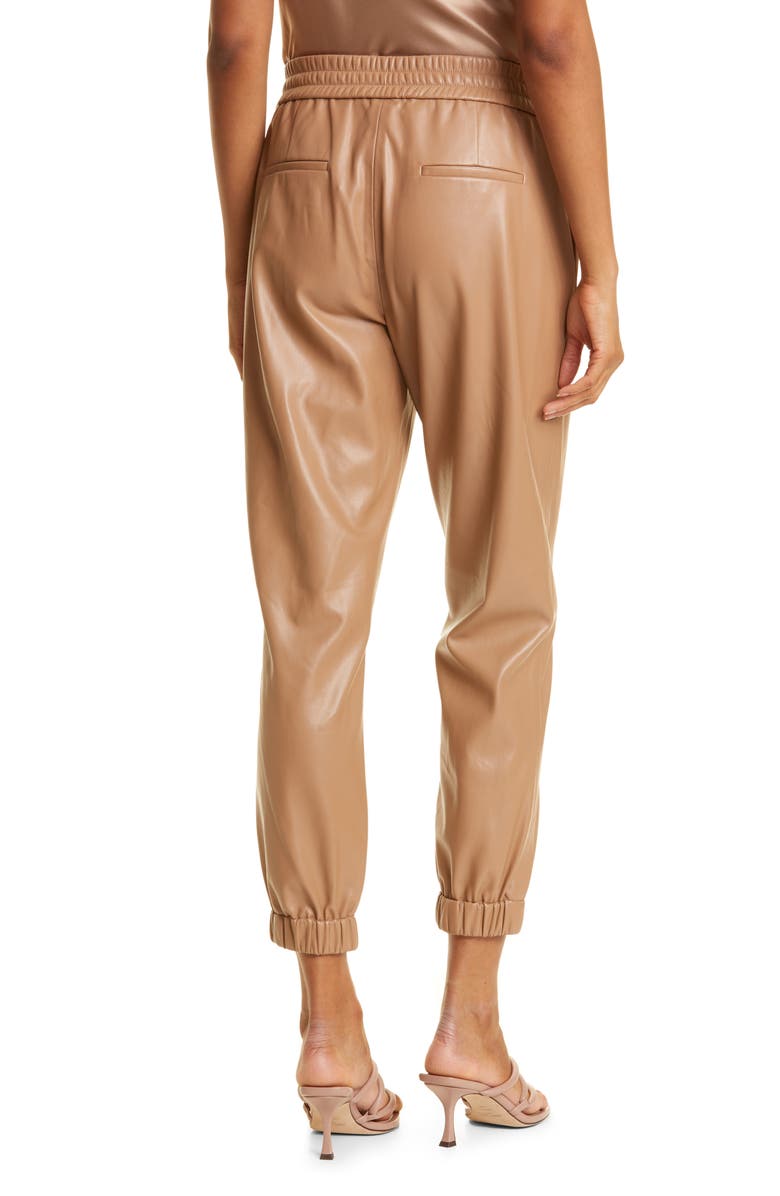 CAMI NYC Dalton Faux Leather Joggers, Alternate, color,