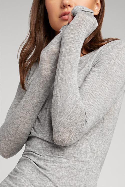 Negative Underwear Whipped Long Sleeve In Heather Grey