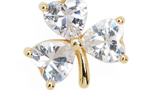 Argento Vivo Cubic Zirconia Clover Pendant Necklace