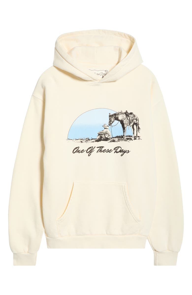 ONE OF THESE DAYS Could Only Remember Graphic Hoodie, Alternate, color, Bone