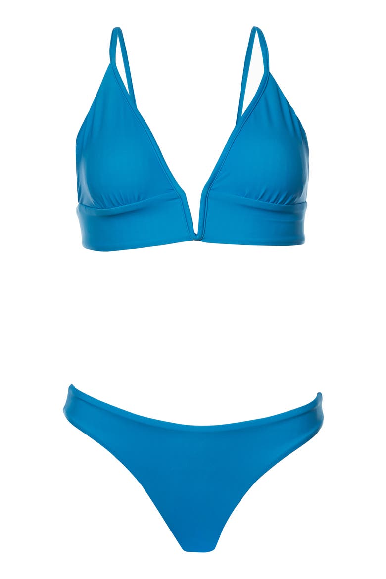 Blue Sublimity Reversible Bikini Bottoms, Alternate, color, BLUE