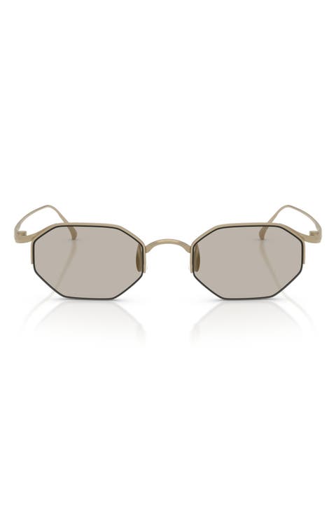 49mm Rectangular Sunglasses