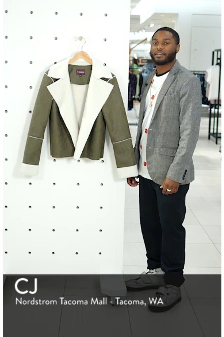 Faux Shearling Moto Jacket video