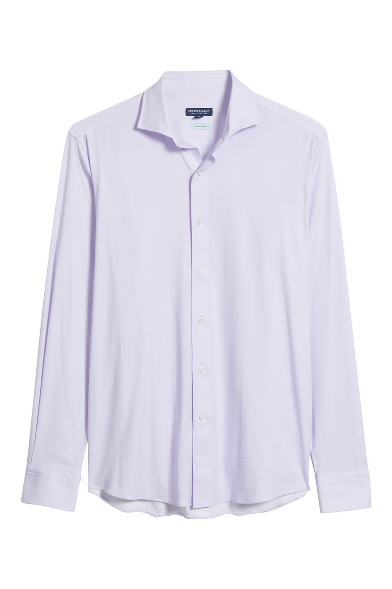Crown Crafted Excursionist Flex Micro Stripe Button-Up Shirt, Alternate, color, WISTERIA
