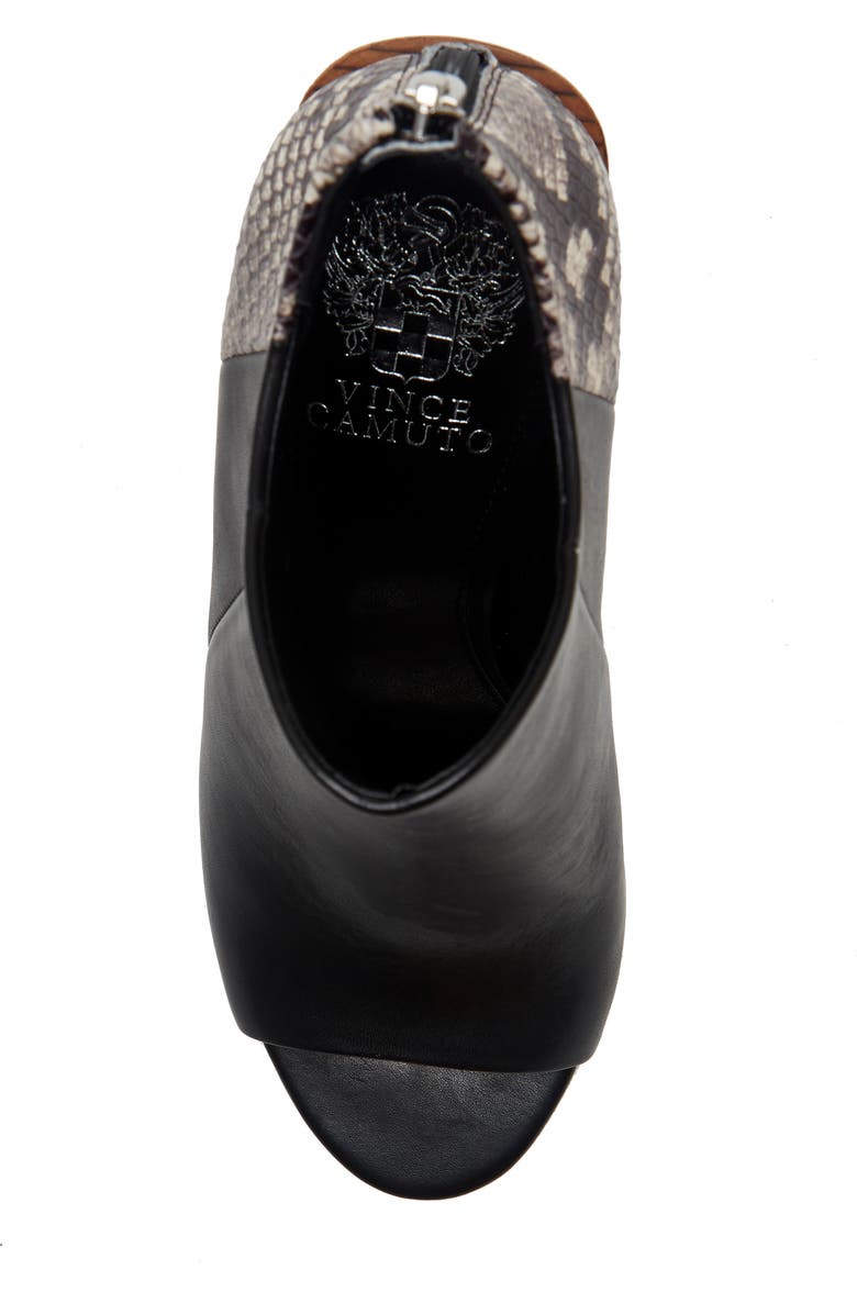 Vince Camuto Artiziana Open Toe Bootie, Alternate, color,
