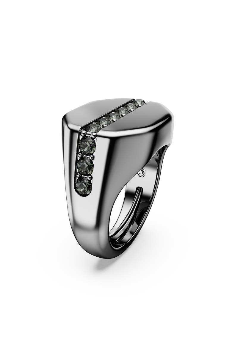 Dextera Signet Ring, Alternate, color, SILVER