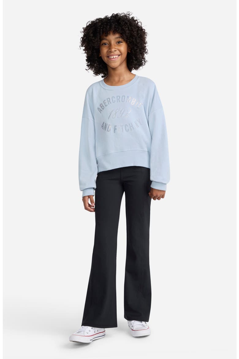 Kids' Rose Bouquet Crewneck Sweatshirt, Alternate, color, BA7SKYWAY
