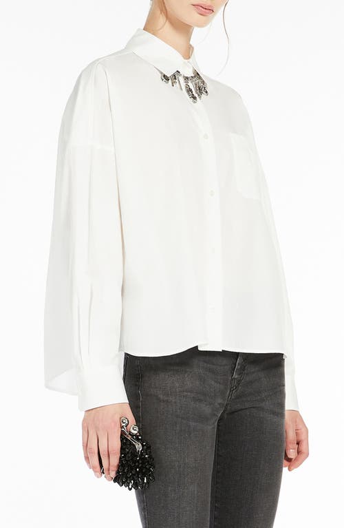 WEEKEND MAX MARA WEEKEND MAX MARA AUREO COTTON BUTTON-UP SHIRT 