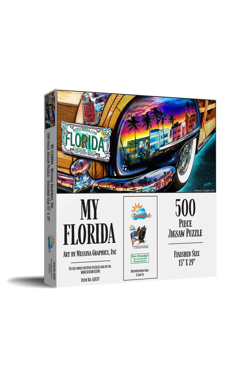 My Florida 500 piece Jigsaw Puzzle for Adults, Main, color, Multicolor