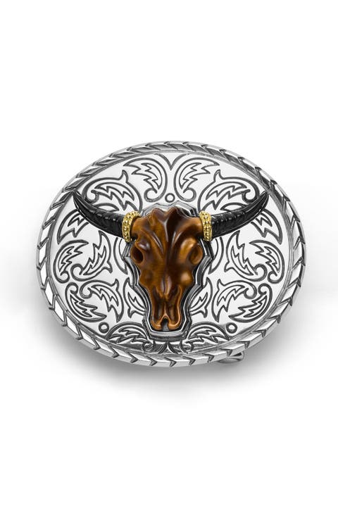 Men's Anthem Longhorn Belt Buckle