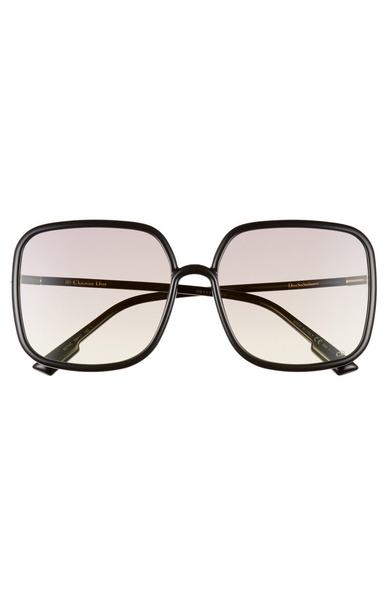 DIOR Stellair 59mm Square Sunglasses, Alternate, color, 