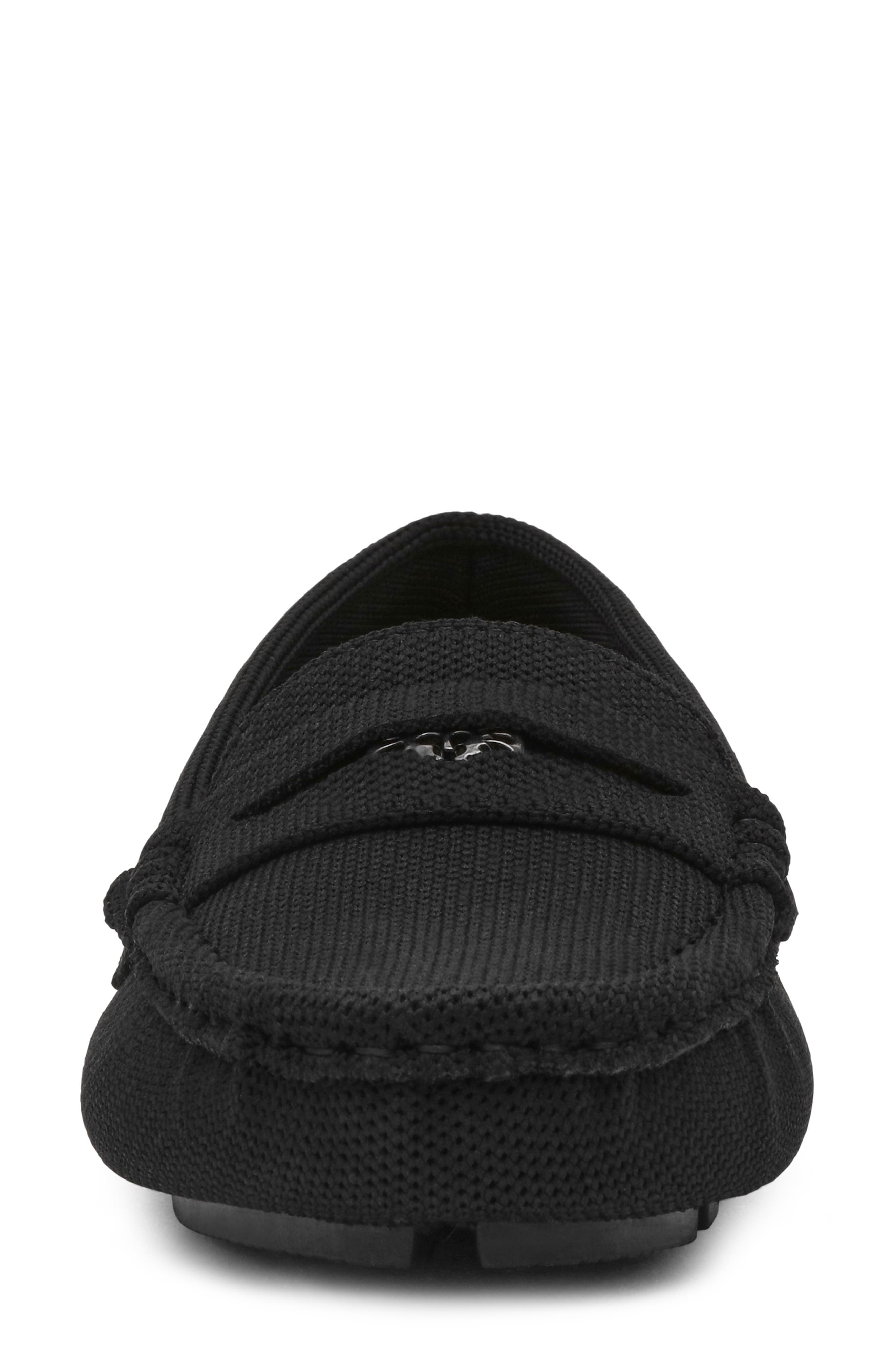 Anne Klein Skylar Knit Penny Loafer, Alternate, color, Black Knit