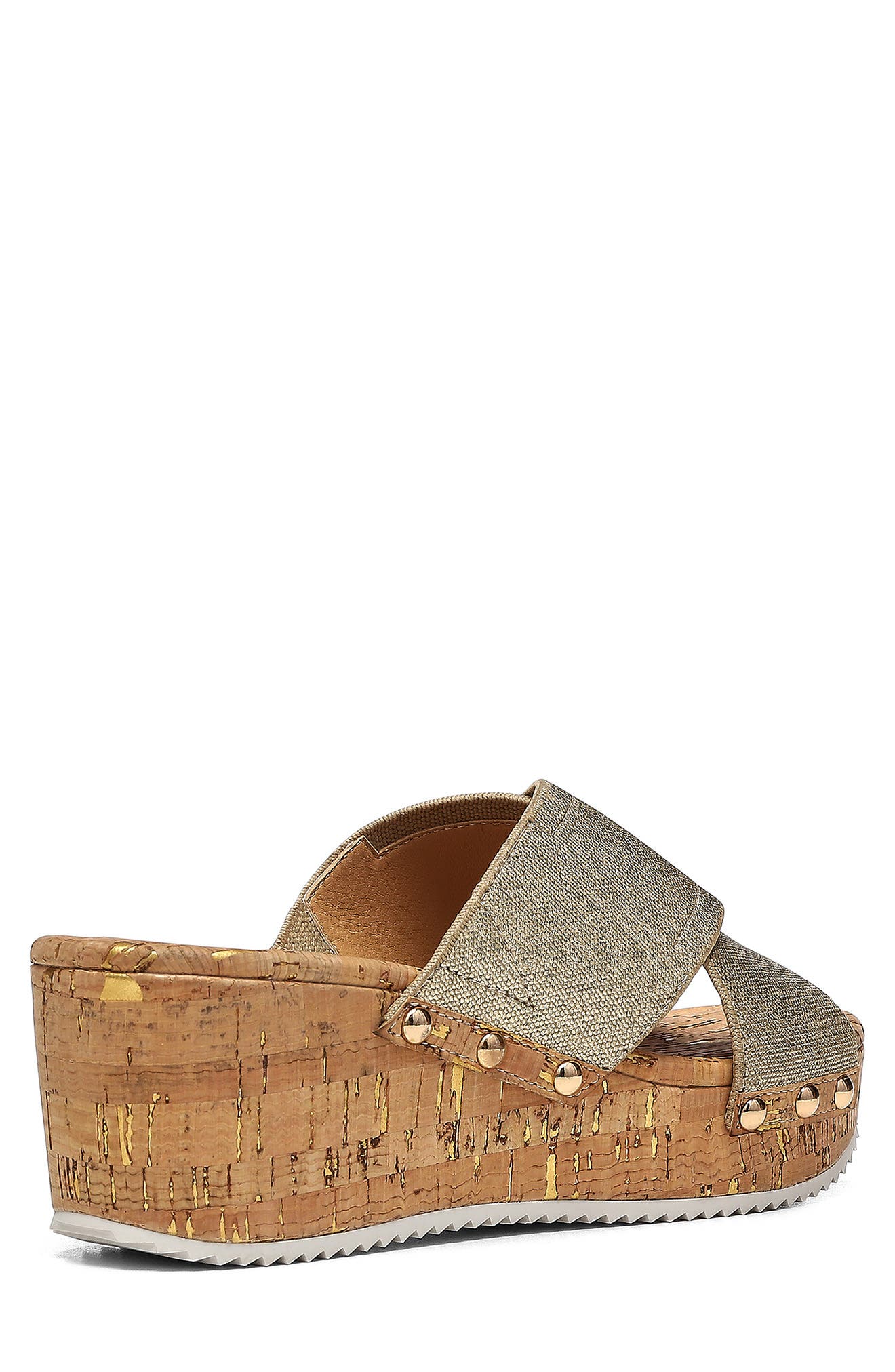 Donald Pliner Summera Wedge Sandal, Alternate, color, Platino