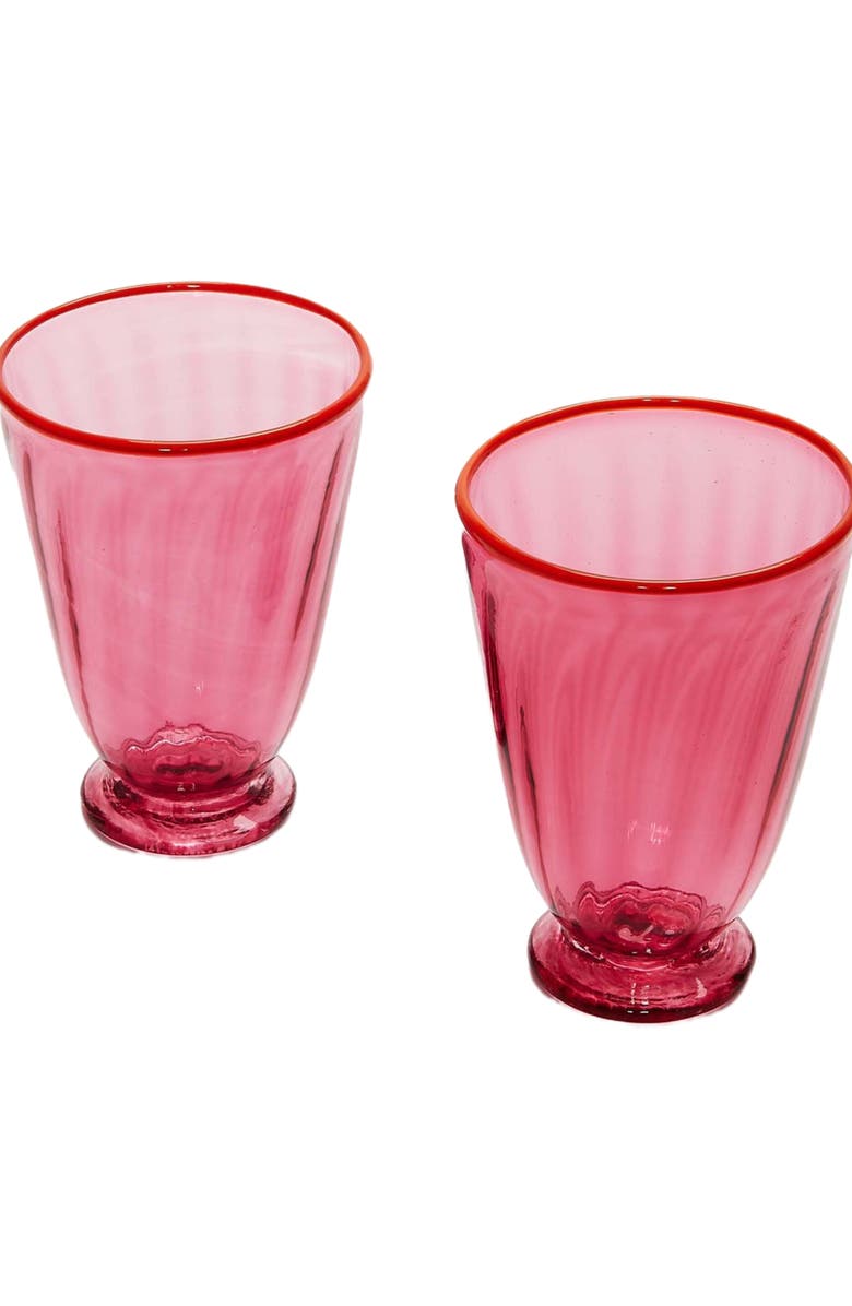 La DoubleJ Rainbow Glasses Set Of 2, Alternate, color,