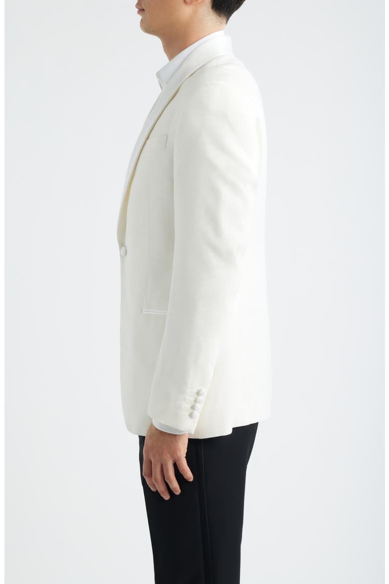 Shawl Collar Dinner jacket, Alternate, color, SOLID WHITE
