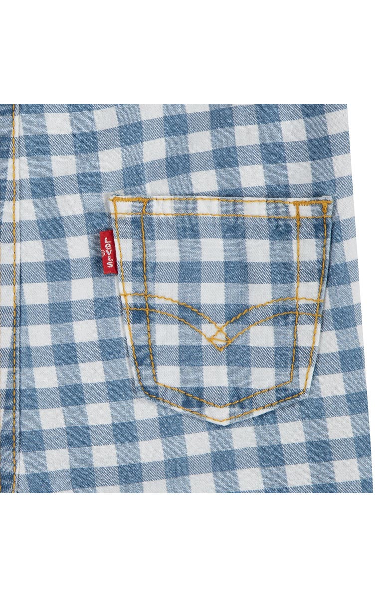 Levi's<sup>®</sup> Cotton Gingham Overalls, Alternate, color, Picnic Blues