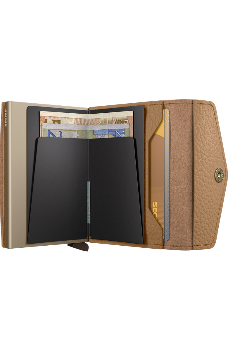 Secrid Envelope Wallet Pebble, Alternate, color, Cappuccino