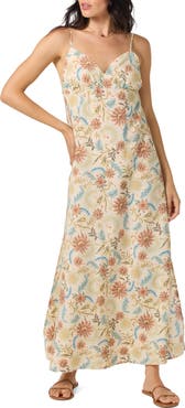 O'Neill Althea Lunar Print Sleeveless Maxi Dress