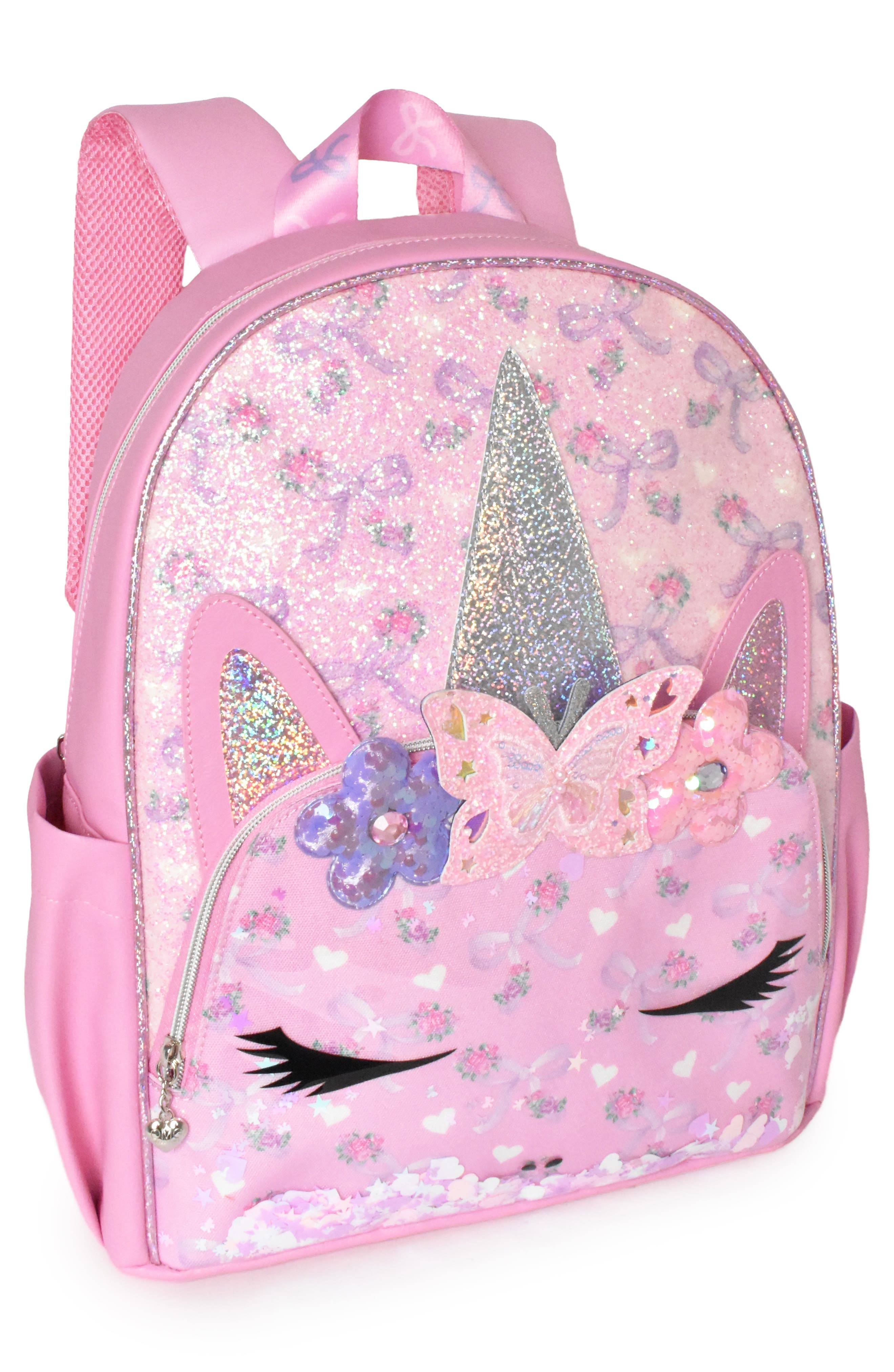 Kids' Gwen Floral Large Backpack, Alternate, color, PETAL