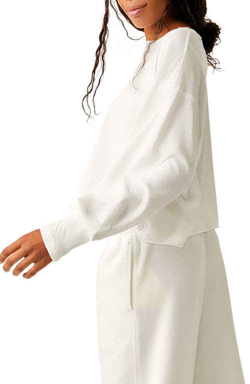 Free People Cotton Inspire Layer Top In White