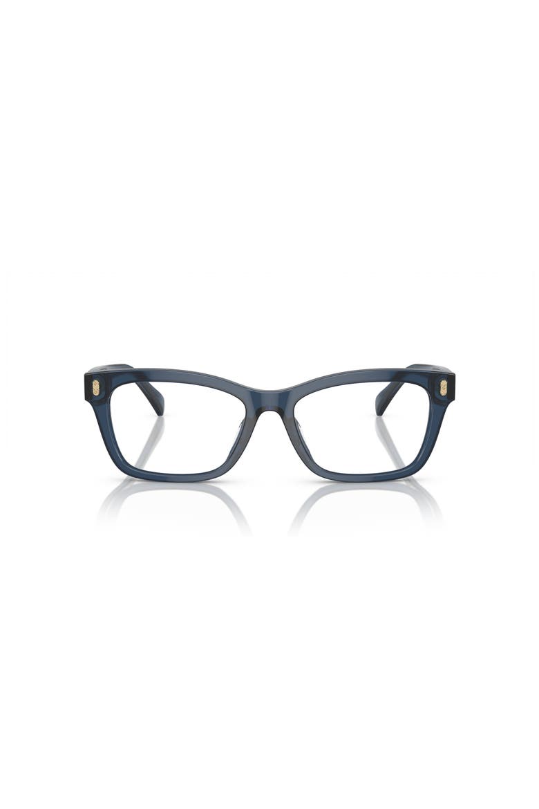 54mm Rectangle optical glasses, Alternate, color, Blue