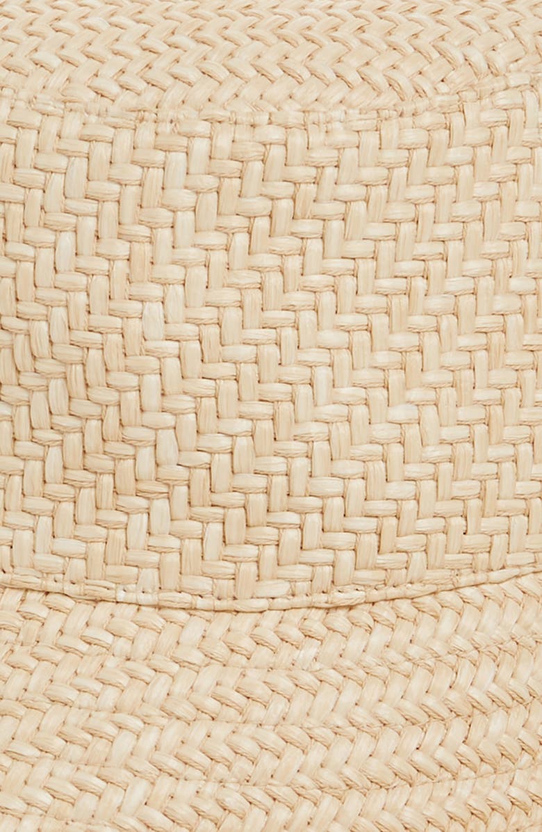 Moncler Archivio DNA Raffia Bucket Hat, Alternate, color, 