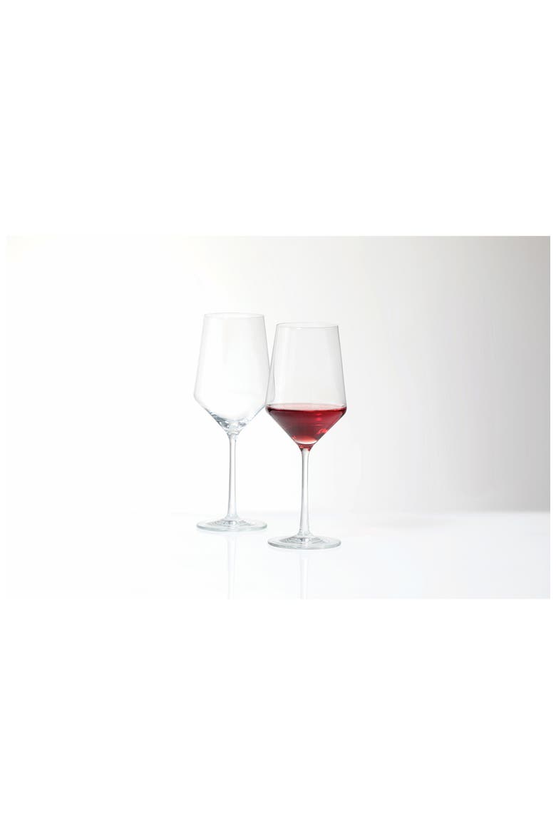 Schott Zwiesel Pure Set of 6 Cabernet Wine Glasses, Alternate, color, CLEAR