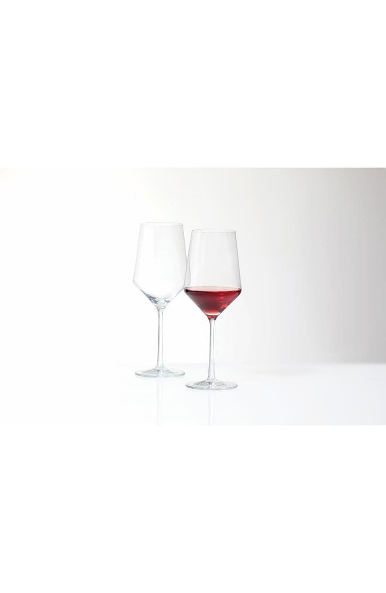 Zwiesel Glass Schott Zwiesel Pure Set of 6 Cabernet Wine Glasses, Alternate, color, Clear