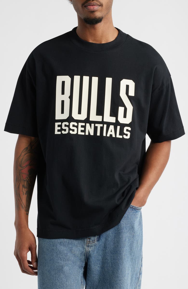 Fear of God Essentials x NBA Chicago Bulls Graphic T-Shirt, Main, color, 