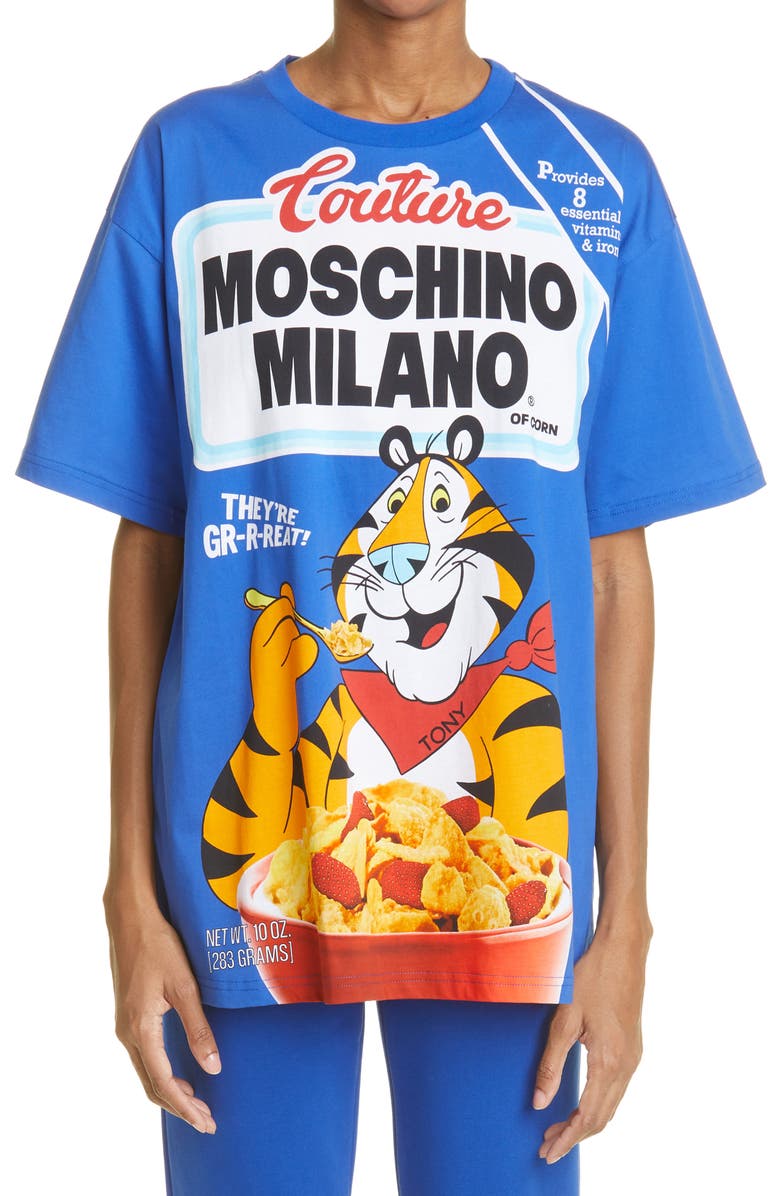 Moschino x Kellogg's Tony the Tiger Oversize Graphic Tee, Main, color, 
